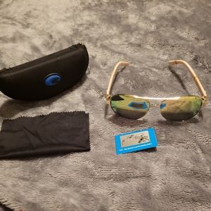 New costa polorized aviator sunglasses for women